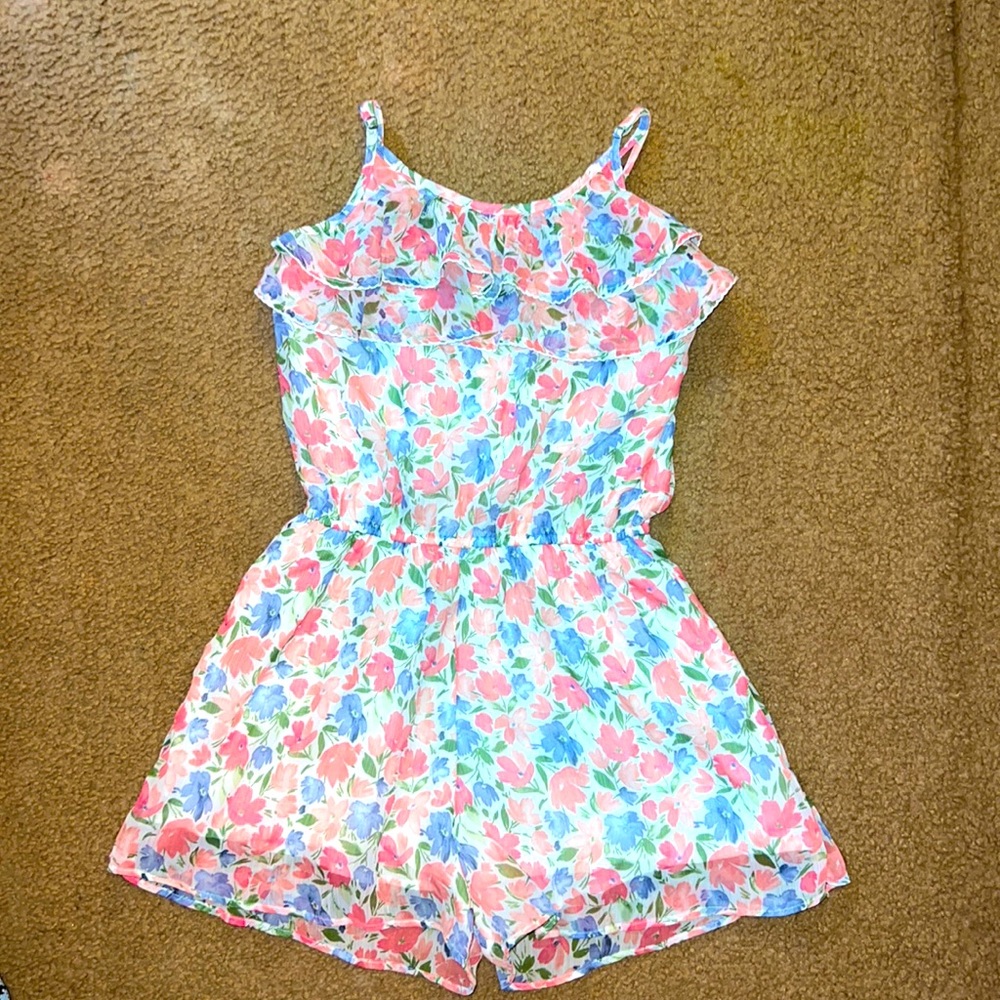 Abercrombie kids jumper size 13/14 floral